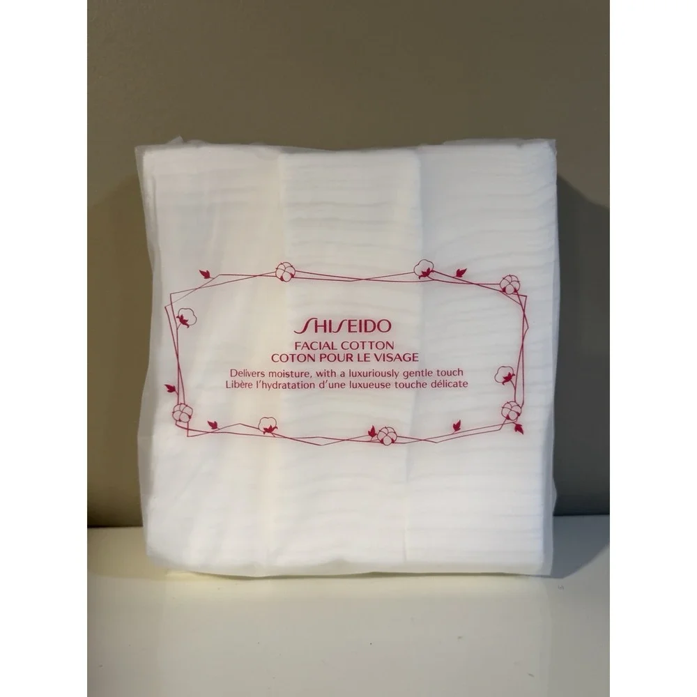 Shiseido Facial 100% Cotton Sheets 165 Per Pack  (2 Pack)
